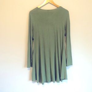 Tunic top / dress green  Medium shift